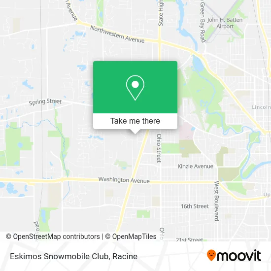 Eskimos Snowmobile Club map