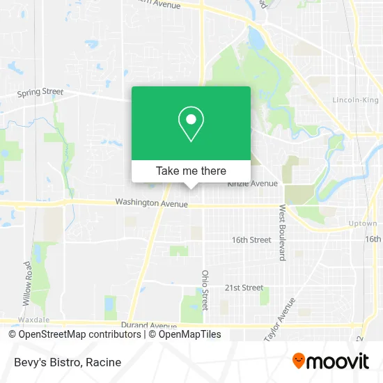 Bevy's Bistro map