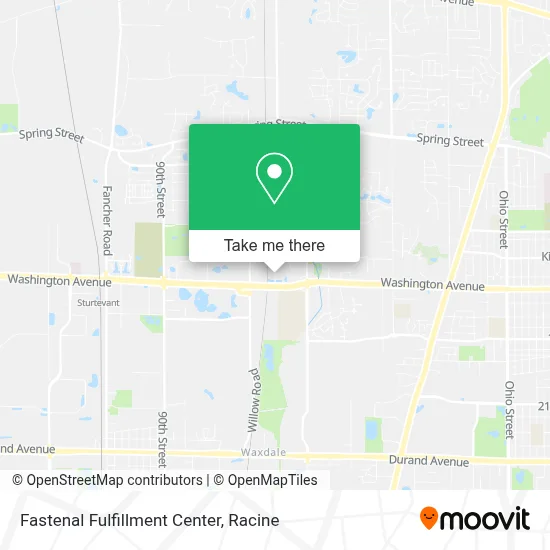 Fastenal Fulfillment Center map