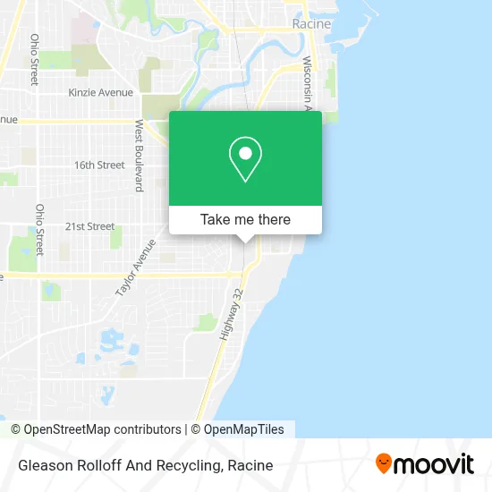 Gleason Rolloff And Recycling map
