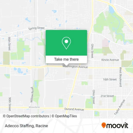 Adecco Staffing map