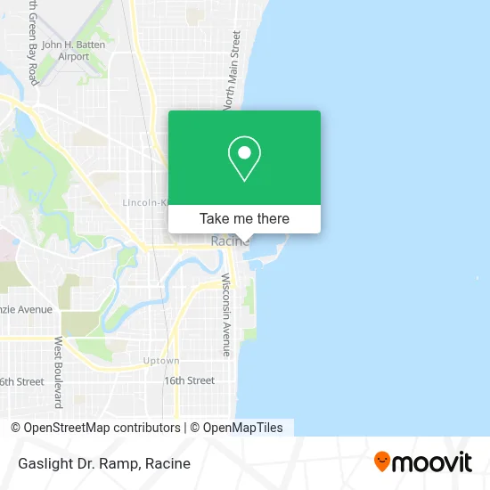 Gaslight Dr. Ramp map