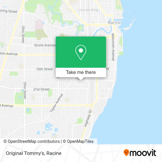 Original Tommy's map