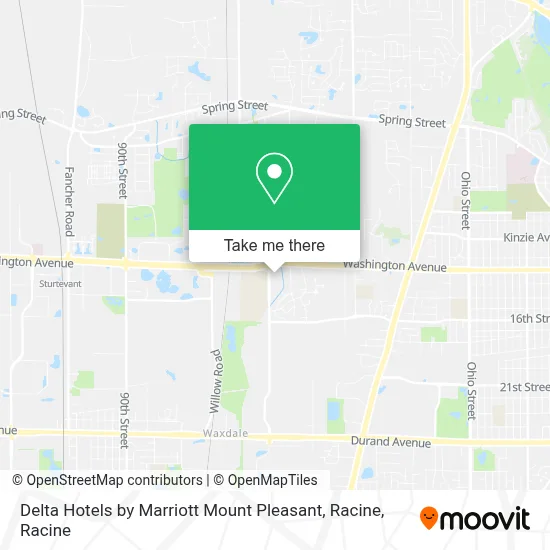 Delta Hotels by Marriott Mount Pleasant, Racine map