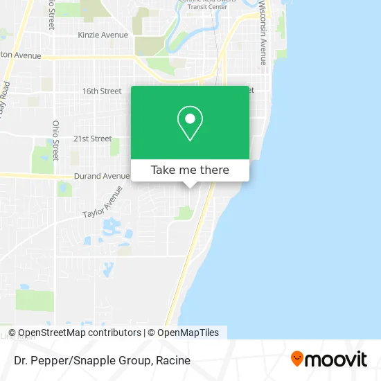 Dr. Pepper/Snapple Group map