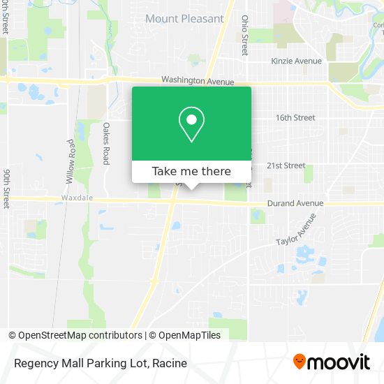 Mapa de Regency Mall Parking Lot