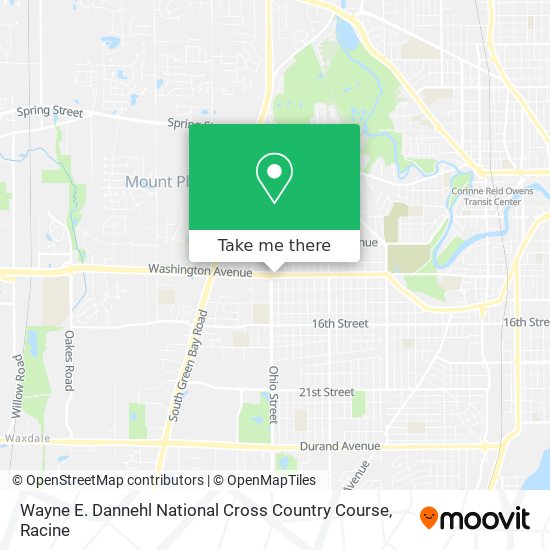 Wayne E. Dannehl National Cross Country Course map