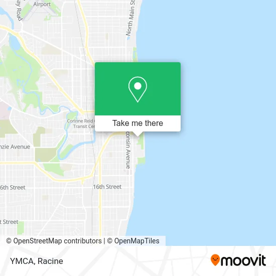 YMCA map