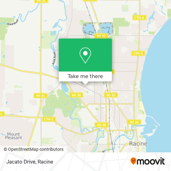 Jacato Drive map