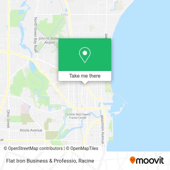 Flat Iron Business & Professio map