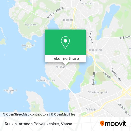 Ruukinkartanon Palvelukeskus map