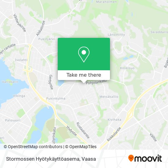 Stormossen Hyötykäyttöasema map
