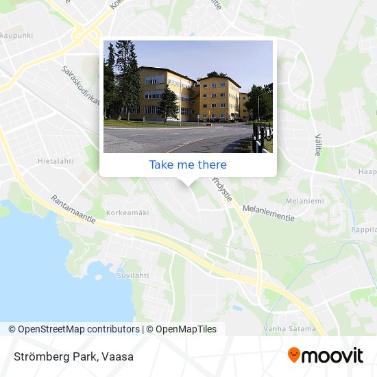 How to get to Strömberg Park in Vaasa by Bus?