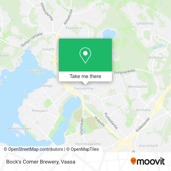 Bock's Corner Brewery map