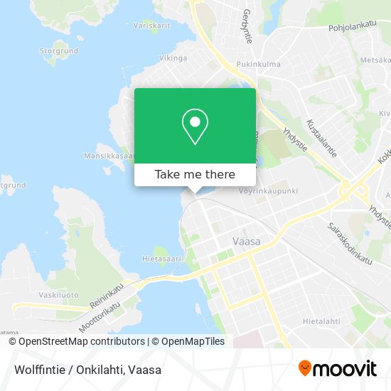 Wolffintie / Onkilahti map