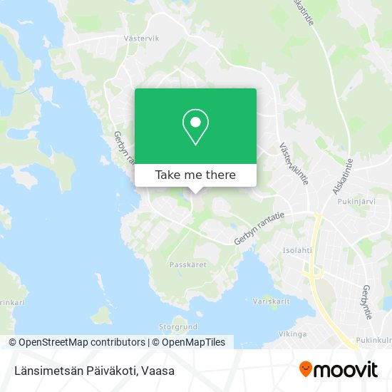 Länsimetsän Päiväkoti map