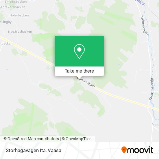 Storhagavägen Itä map