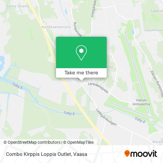 Combo Kirppis Loppis Outlet map