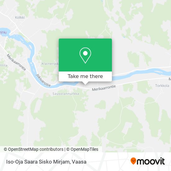 Iso-Oja Saara Sisko Mirjam map