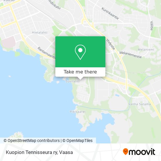 Kuopion Tennisseura ry map