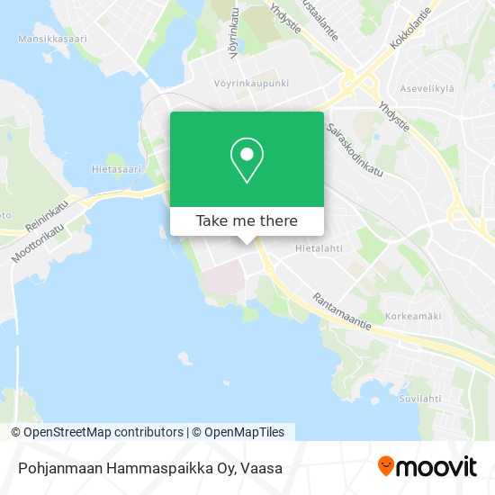 Pohjanmaan Hammaspaikka Oy map