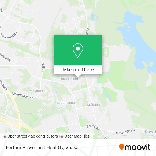 Fortum Power and Heat Oy map