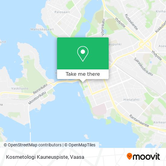 Kosmetologi Kauneuspiste map