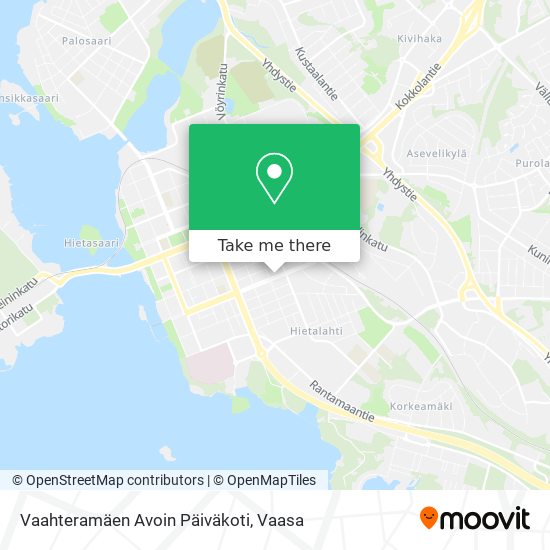 Vaahteramäen Avoin Päiväkoti map