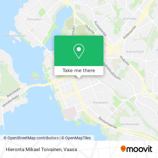 Hieronta Mikael Toivainen map