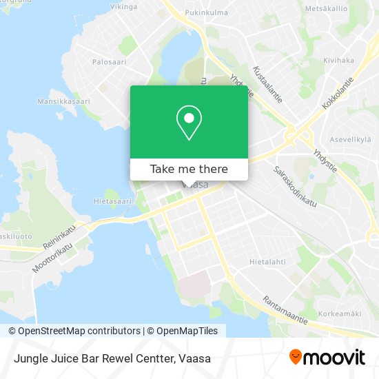Jungle Juice Bar Rewel Centter map