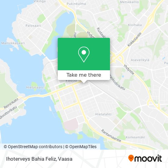 How to get to Ihoterveys Bahia Feliz in Vaasa by Bus?