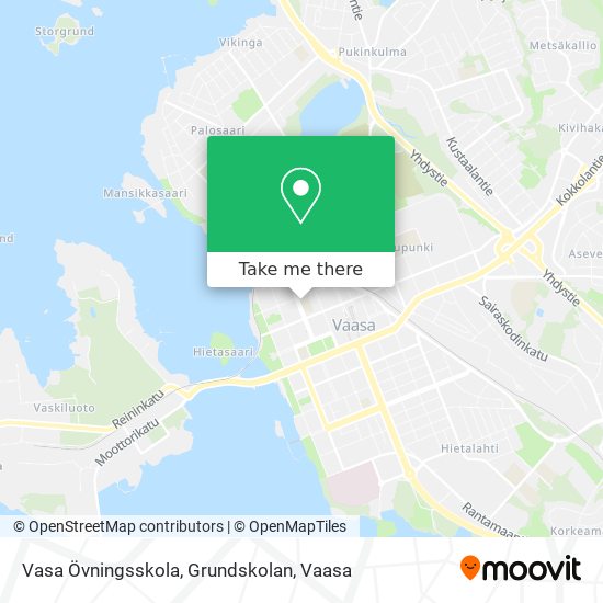 Vasa Övningsskola, Grundskolan map
