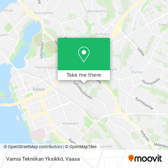 Vamia Tekniikan Yksikkö map