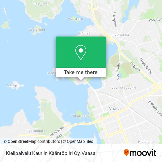 Kielipalvelu Kauriin Kääntöpiiri Oy map