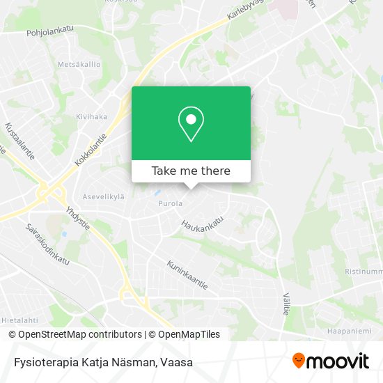 Fysioterapia Katja Näsman map