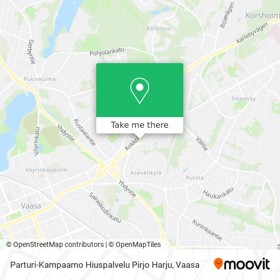 Parturi-Kampaamo Hiuspalvelu Pirjo Harju map