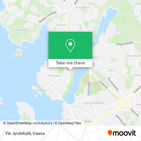 Yle Jyväskylä map