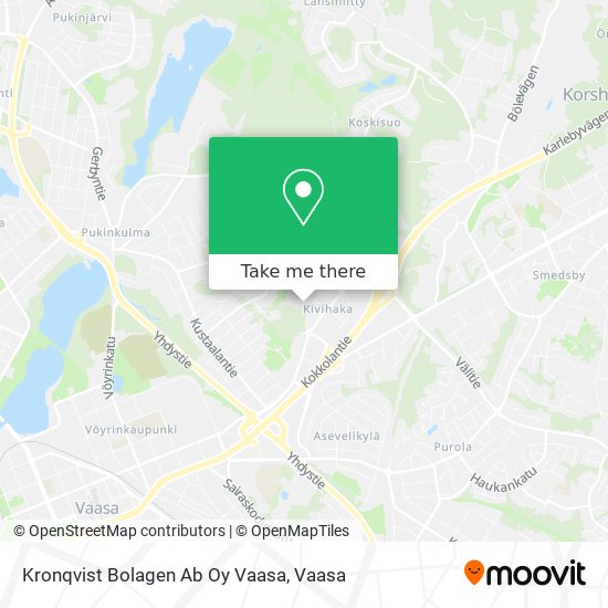 Kronqvist Bolagen Ab Oy Vaasa map