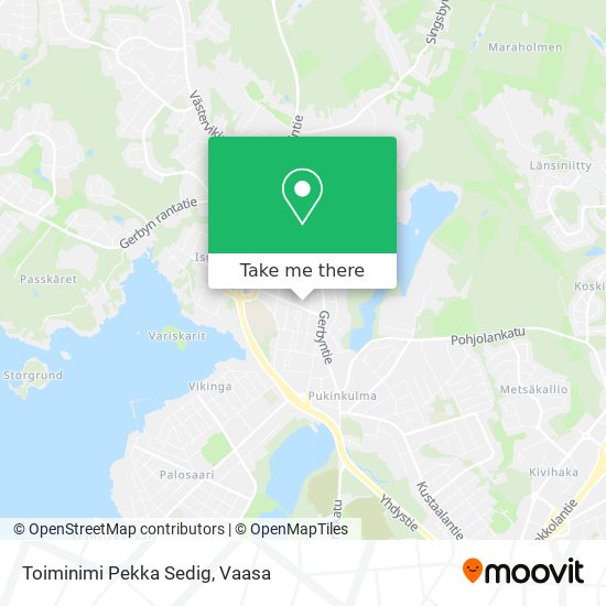 Toiminimi Pekka Sedig map