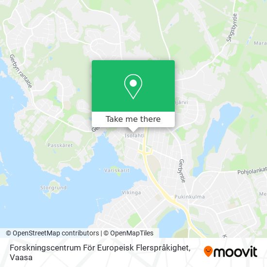 Forskningscentrum För Europeisk Flerspråkighet map