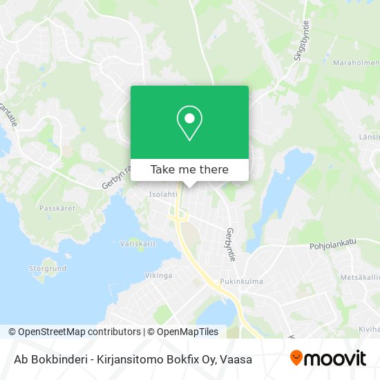 Ab Bokbinderi - Kirjansitomo Bokfix Oy map