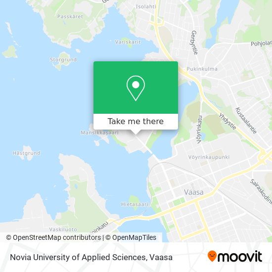Novia University of Applied Sciences map