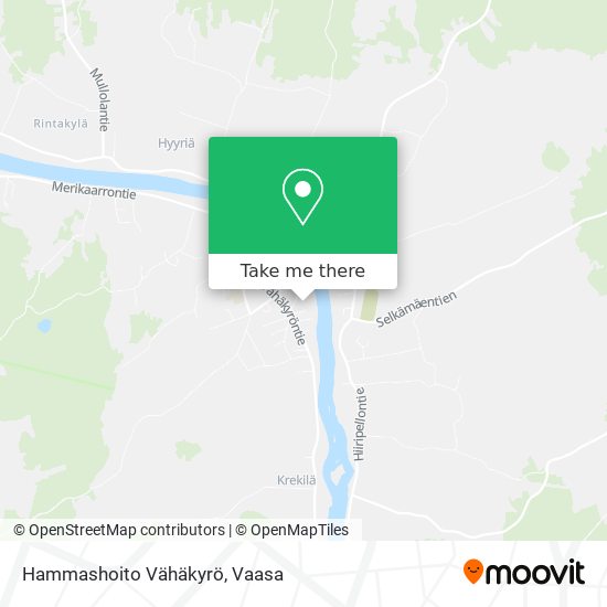 Hammashoito Vähäkyrö map