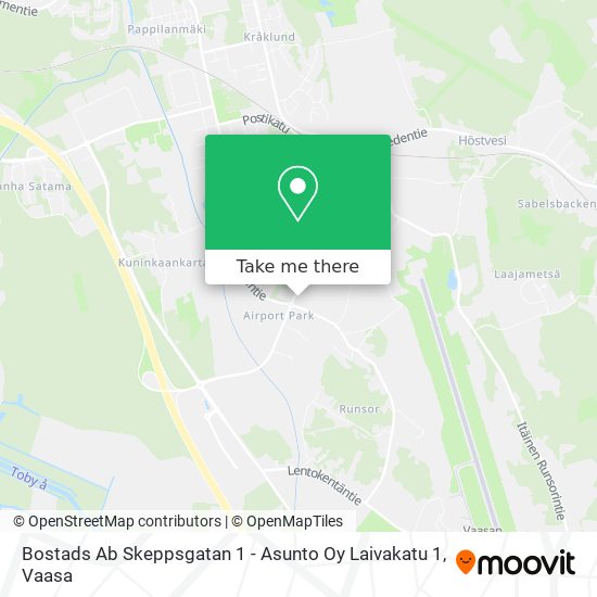 Bostads Ab Skeppsgatan 1 - Asunto Oy Laivakatu 1 map