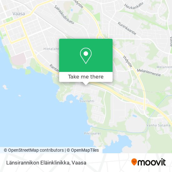 Länsirannikon Eläinklinikka map