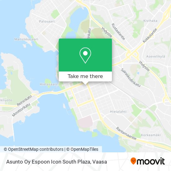 Asunto Oy Espoon Icon South Plaza map