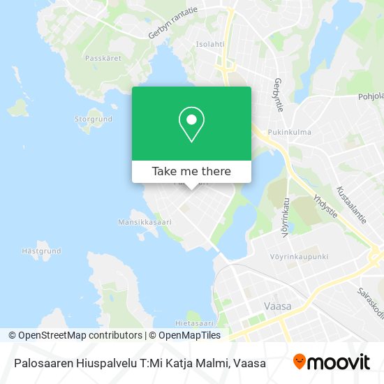 Palosaaren Hiuspalvelu T:Mi Katja Malmi map