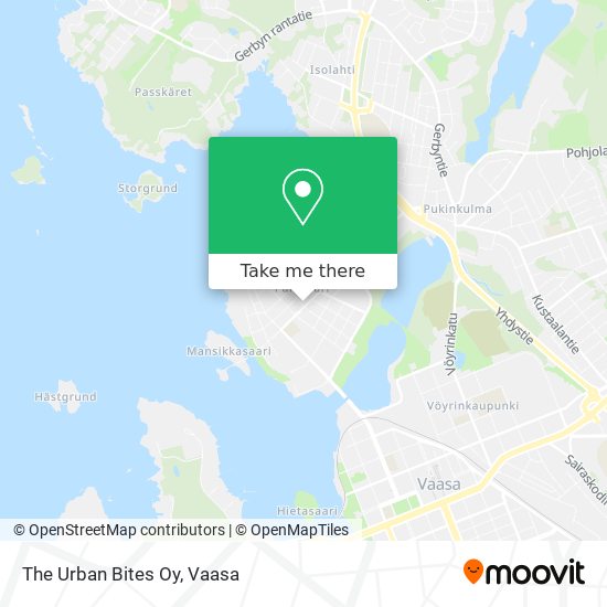 The Urban Bites Oy map