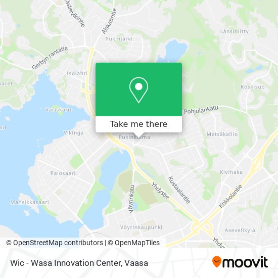 Wic - Wasa Innovation Center map