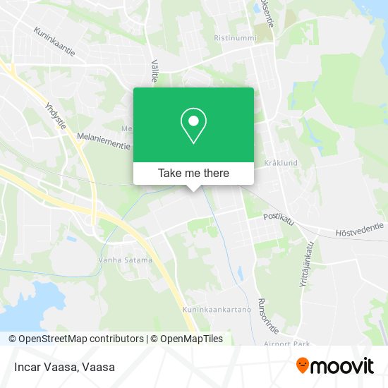 Incar Vaasa map